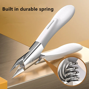 Flamia & jabz กรรไกรตัดเล็บสแตนเลสใหม่1ชิ้นเครื่องมือทำเล็บเท้าไม่สาด - Product Image 3