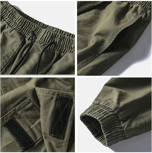 กางเกงคาร์โก้ลำลองผู้ชาย MONO RIDERS ผ้าอ๊อกซ์ฟอร์ดคุณภาพสูง ไซส์ใหญ่ หลายกระเป๋า ซับในขนแกะ ปิดด้วยเชือกผูก - Product Image 2