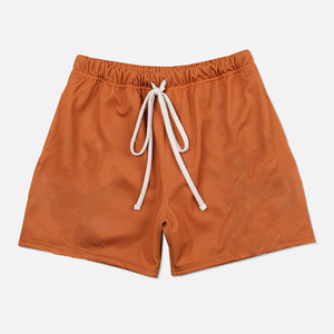 Pantalones cortos holgados con estampado de logotipo personalizado para hombre, pantalones cortos de gimnasio transpirables de algodón 100% para hombre, pantalones cortos de secado rápido para niños - Product Image 1