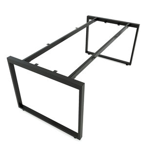 Contemporary 90x180cm Rectangular Steel <b>Frame</b> Conference Table Assembly Required-HCRT008 Modern Office Furniture - Product Image 1