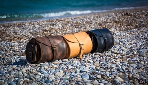 Sac de voyage en cuir véritable vintage pour femmes, sac fourre-tout de luxe pour voyage et gym, bagage fait main pour la nuit, LBB-0007 - Product Image 6