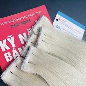 Articles chauds 2024 !!! Extensions de cheveux de trame plate cheveux de trame blonds naturels droits prêts à expédier - Product Image 6