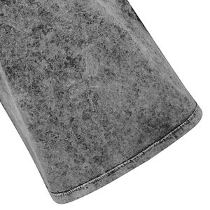 T-shirt en coton délavé à l'acide de couleur grise grande taille demi-manches col rond pour hommes t-shirt d'été surdimensionné à séchage rapide pour Streetwear - Product Image 2