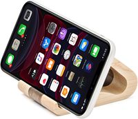 Support de téléphone portable en bois pour iPhone universel Compatible avec iPhone 14 Pro Max 13 12 Plus 11 se Samsung S23 22 Moto G