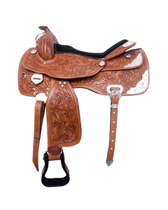 Venta caliente diseño inglés hecho a mano cuero genuino occidental Sillín para montar a caballo barril carreras y placer Trail - Product Image 1