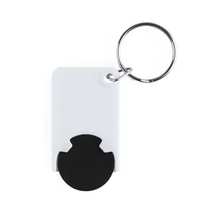 Portachiavi Portamonete Personalizzato Trolex - Design Rettangolare Semplice in Acciaio Inossidabile e Plastica - Product Image 3