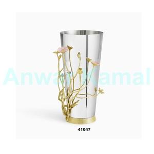 Top High Quality Gold Metal Round Side <b>Small</b> <b>Flower</b> <b>Vases</b> Decorative <b>Flower</b> Pot for Wedding Party Events Home & Dining Decor - Product Image 6