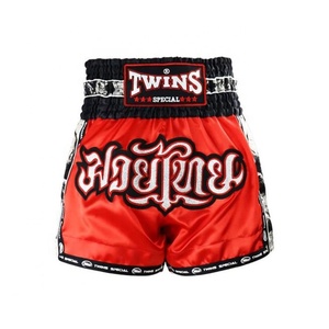 Shorts de Muay Thai professionnels, tissu satiné durable, séchage rapide, respirant, vêtements de sport pour hommes. - Product Image 1