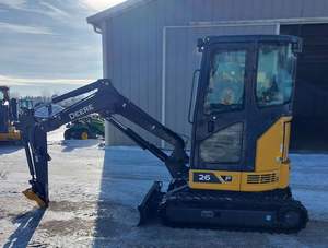 Nouvelle mini-pelle Johnn Dere 26 P 2023 pour la construction et l'agriculture Meilleures ventes - Product Image 6