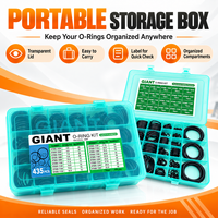 Kit d'assortiment de joints toriques 435 pièces pour réparation industrielle d'excavatrices Komatsu