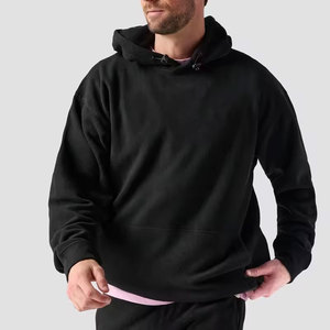 2024 nueva llegada hombres bordado gota hombro invierno pulóver Sudadera con capucha - Product Image 6