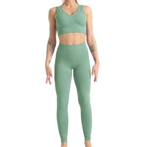 Conjuntos de Yoga para entrenamiento físico de gimnasio atlético para mujer, ropa activa sin costuras para ejercicio, ropa deportiva de talla grande para mujer, traje 2026 - Product Image 1