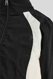 Conjunto de Chándal de Nylon con Paneles en Contraste Personalizado OEM, Conjunto de 2 Piezas, Chaqueta Cortavientos para Mujer - Product Image 5