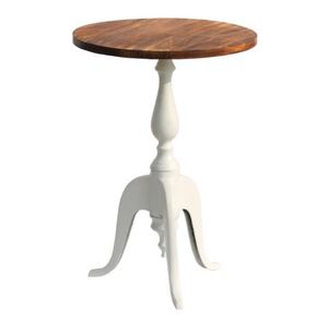 High Quality Modern Living Room Furniture Handmade Aluminum Coffee Table With Creamy Powder Coated and Wooden Top - Product Image 1