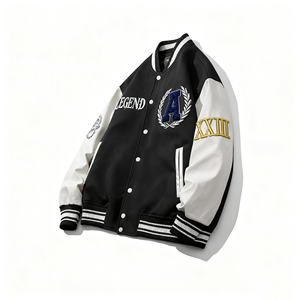 Chaquetas universitarias de hombre de estilo libre con parche personalizado de moda barata para hombre chaqueta de moda moderna elegante clásica - Product Image 5