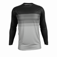 Maillot de motocross personnalisé à manches longues, respirant, à séchage rapide, en polyester, unisexe, grande taille, pour la course sur moto tout-terrain