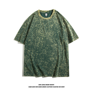 Camiseta de gran tamaño, camiseta lavada con ácido, logotipo gráfico personalizado, camiseta Vintage de talla grande Boxy Fit, camiseta de peso pesado en blanco para hombres - Product Image 3