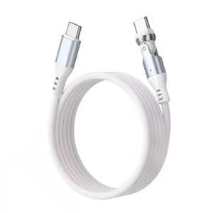 สายชาร์จแม่เหล็กแบบม้วนอัตโนมัติ 240W Type-C ถึง 540 องศา Type-C ชาร์จเร็ว - Product Image 2
