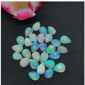 Haute qualité 3mm ovale coupe opale Cabochon pierre précieuse d'agate naturelle en vrac 100% couleur authentique jouer livraison rapide - Product Image 1