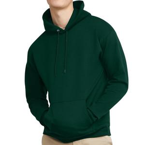 Nouvelle Collection 100% coton à manches longues épaule pente col rond couleur unie confortable grande taille hommes pull à capuche - Product Image 1