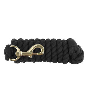 Professional High Quality Nylon Horse Riding Training Lead <b>Rope</b> <b>Black</b> Color with Good Strength Horse Cotton Lead <b>Rope</b> - Product Image 3