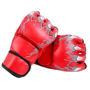 Service OEM Gants de boxe MMA en PU avec poinçonnage au meilleur prix fabriqués au Pakistan Gants de boxe MMA demi-doigt à vendre - Product Image 1
