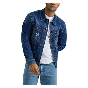 Chaqueta de Mezclilla de Algodón con Logotipo Personalizado de la Mejor Calidad para Hombre, Estilo Urbano, Servicio OEM, Tejido de Lona Transpirable para Invierno - Product Image 2