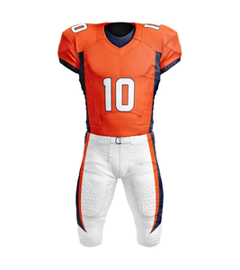 Conjunto Deportivo de Entrenamiento en Oferta, Uniforme de Fútbol Americano de Manga Corta, Transpirable, de Secado Rápido, Cómodo, al por Mayor, Estilo Único - Product Image 3