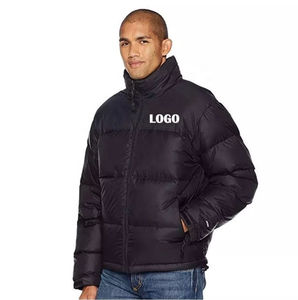 Veste d'hiver matelassée en toile à capuche pour homme 2025, coupe-vent, personnalisable pour unisexe - Product Image 2