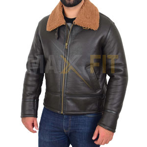 2024 MAXFIT ENTERPRISES Logo personnalisé imprimé veste en cuir Pakistan fait vente chaude col montant hiver toile tissu - Product Image 1