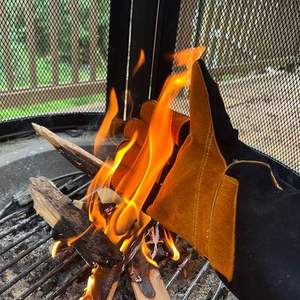 Gants de soudage en cuir résistants à la chaleur et au feu, résistants aux coupures, idéaux pour le jardinage. - Product Image 6