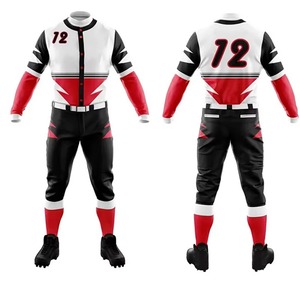 Uniformes de baseball pour hommes en gros, vêtements d'équipe de haute qualité, ensemble d'uniformes de baseball et uniforme de baseball à bas prix - Product Image 2