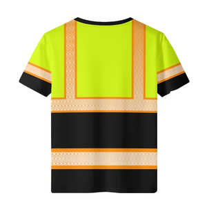 Vêtements de travail OEM, t-shirt de travail, vêtements de chantier, vêtements de travail haute visibilité, t-shirt de travail réfléchissant - Product Image 2