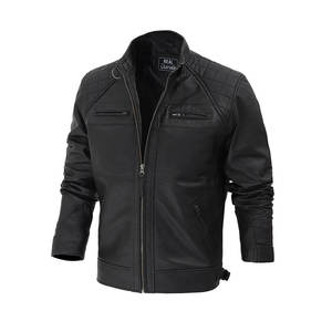 Nouvelle veste en cuir véritable personnalisée pour hommes/veste en cuir véritable pour hommes - Product Image 2