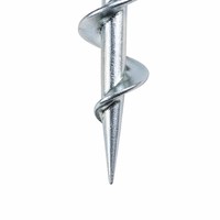 Ancre spirale complète en acier inoxydable 316 avec poignée en T, vis de fixation pour tente, kayak, jet ski, amarrage de plage