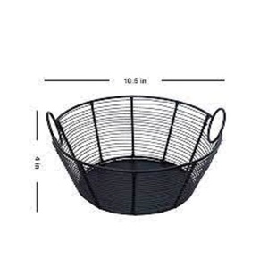 Fruit <b>basket</b> Kitchen Supplies Metal Iron New Quality iron Unique Metal Rustic Wire Bucket <b>Basket</b> Handmade - Product Image 5