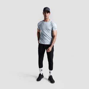 T-shirt de course Overland 100% polyester Dry-Fit gris clair 160 g/m² en tissu tricoté avec motif sérigraphié - Product Image 4