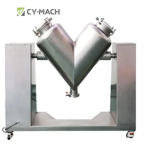 Stainless Steel V Cone Blender For Pharma Dairy Products Cosmetic Cream Vacuum Mixing Tank For Sale Available in Cheap Price