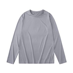 Nouveaux vêtements de sport à manches longues pour hommes course en plein air entraînement serré vêtements de fitness haute élasticité séchage rapide vêtements de gymnastique pour hommes - Product Image 5