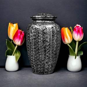 Urnas de cremación Classica para adultos de recuerdo de aluminio 100% de alta calidad de exportador indio - Product Image 2