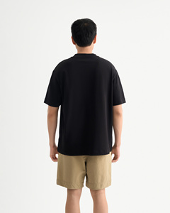 Camiseta informal de manga corta para hombre, 100% algodón, ajuste holgado, peso pesado, diseño liso, estilo Formal, rutina de Vietnam - Product Image 5