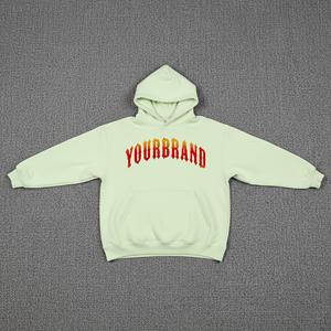 OEM/ODM Custom <b>Acid</b> Wash Front DTG Printed Winter Casual Wear Solid Color Fashionable Plus Size Pullover Streetwear Hooded 100% - Product Image 1