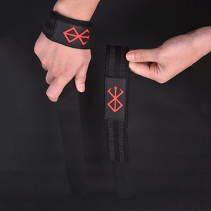Sangles de musculation confortables en néoprène rembourré avec logo personnalisé, sangles réglables pour la musculation et le bodybuilding, sécurité en salle de sport - Product Image 4