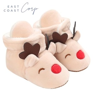 Botines DE CARA abierta, botas navideñas de algodón para bebés, zapatos cálidos de algodón, zapatos suaves y cómodos para bebés y niñas - Product Image 3