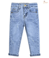 Pantalon slim droit style hip-hop pour garçon Pantalon en denim décontracté Pantalon en jean noir Pantalon en denim pour garçons