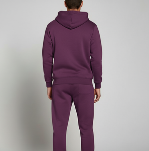 Ensemble Jogging à Capuche de Qualité Supérieure pour Hommes |   Survêtement de couleur personnalisée |   Vêtements d'hiver élégants 100% coton polaire - Product Image 4