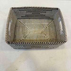 Luxury Rectangular <b>Seagrass</b> <b>Storage</b> <b>Basket</b> with PP String Multifunction Multi-Purpose Eco-Friendly - Product Image 2