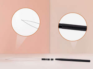 Extensiones de cabello Herramienta de abalorios Microlink Instalar quitar alicates Dispositivo de gancho de tracción - Product Image 4