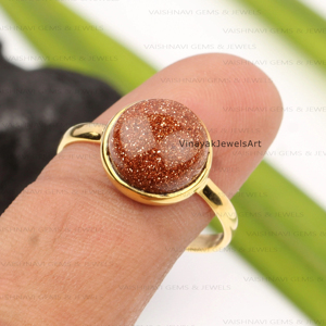 แหวนทองสีน้ำตาลมาใหม่ขนาด10มม. ทรงกลม925เงินสเตอร์ลิง18K ชุบทองอัญมณีครบรอบ - Product Image 3