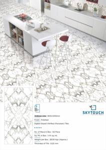 Carreaux de vente chauds blancs et bruns 600x600 600x1200mm carreaux de sol en porcelaine glaçure carreaux de céramique de l'Inde - Product Image 5